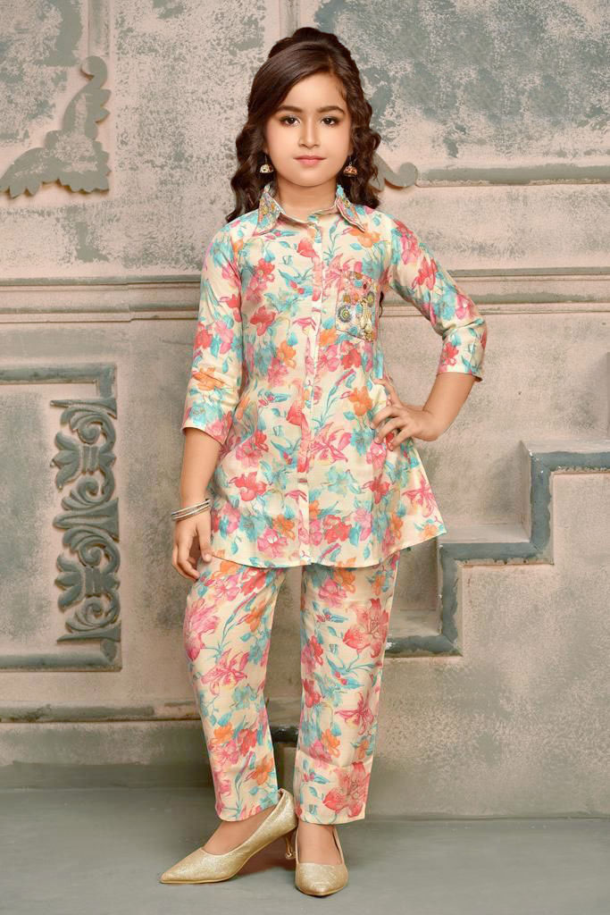 Beautiful trending Dress Winter Friendly Kids Girls Co Ords Sets_baby_2pes 1954
