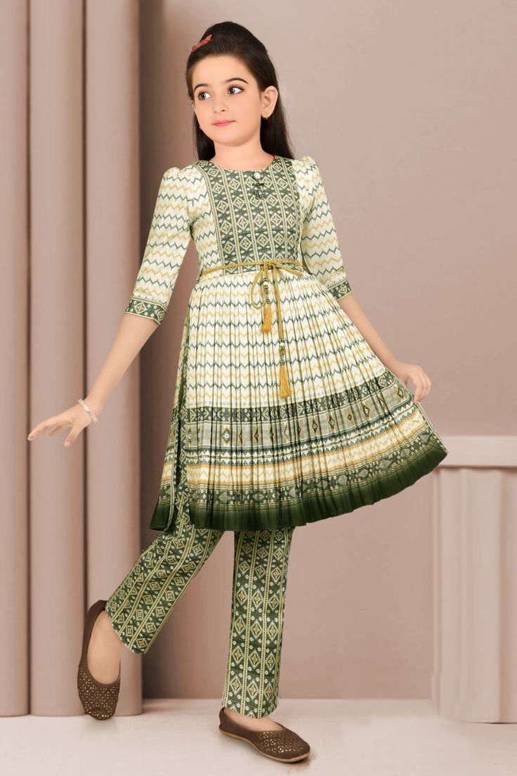Twirl Tales – Captures the playful spirit of twirling in a 2pcs pretty dress. 1932